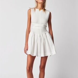 Free People Lexi mini dress with buckle corset